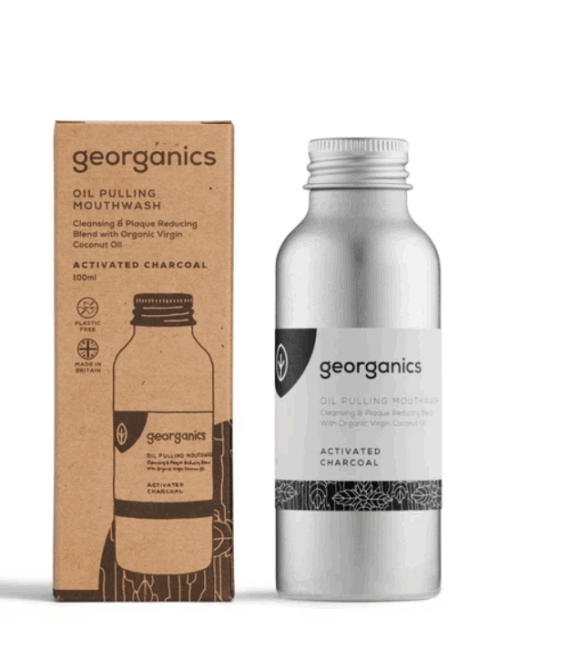 Oil Pulling Mouthwash Activated Charcoal 100ml