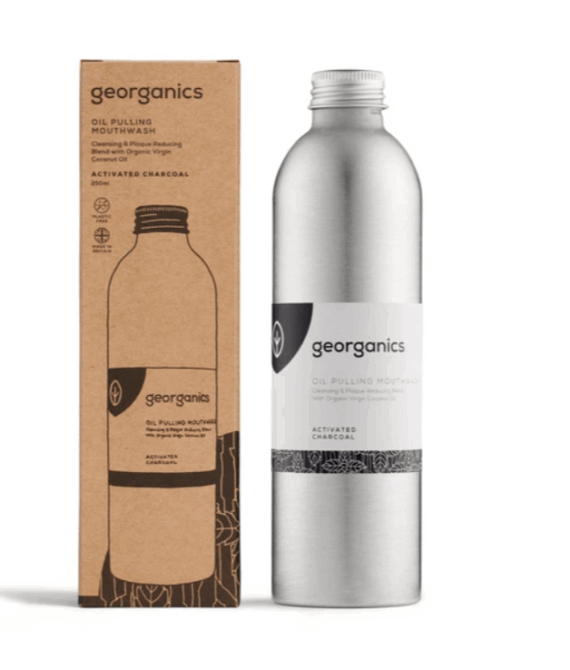 Oil Pulling Mouthwash Activated Charcoal 250ml