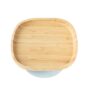 Bamboo Suction Plate - Classic Grey