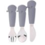 SILICONE CUTLERY ELEPHANT Grey