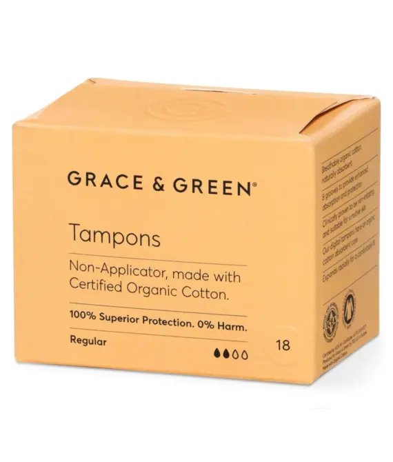 Organic Non-Applicator Tampons Regular