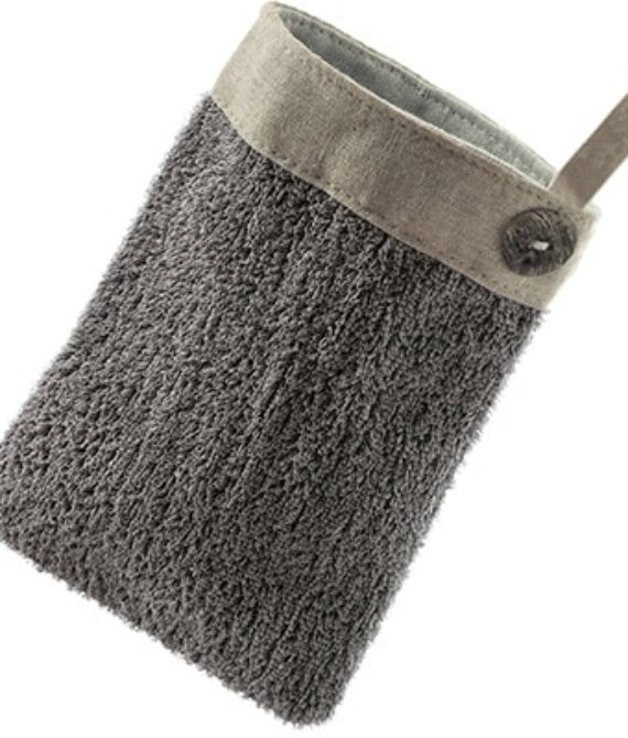 Sisal + Unbleached Linen Spa Mitt