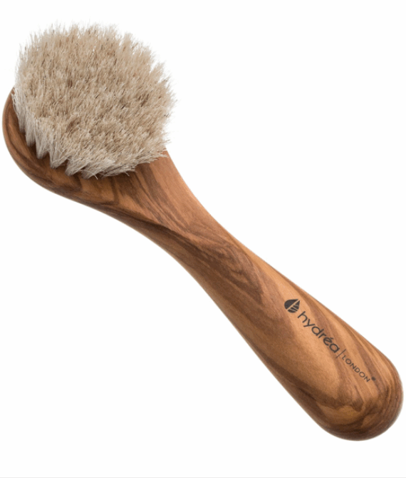 Premium Olive Wood Facial Brush – Super Soft Exfoliating Natural Bristle