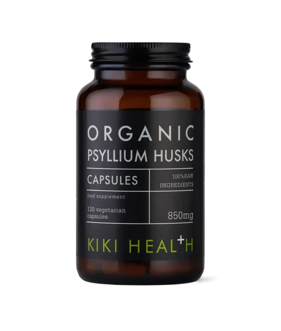 Psyllium Husks, Organic – 120 Vegicaps