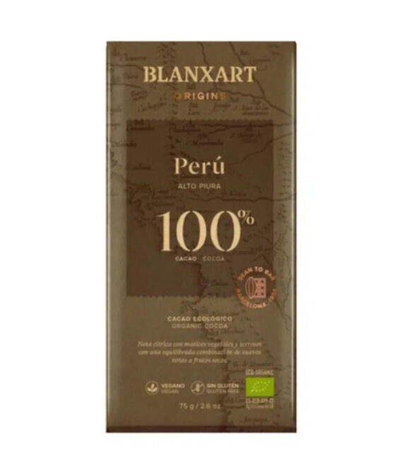Blanxart – 100% PERU Chocolate Bar