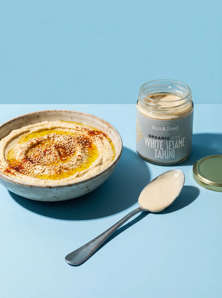 Organic Raw White Sesame Tahini 200g - Figura 2