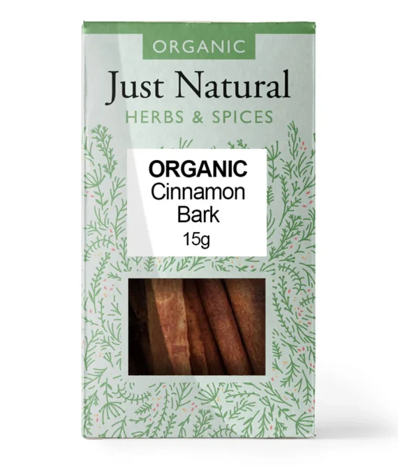 Just Natural Organic Ceylon Cinnamon Sticks (Box) 15g