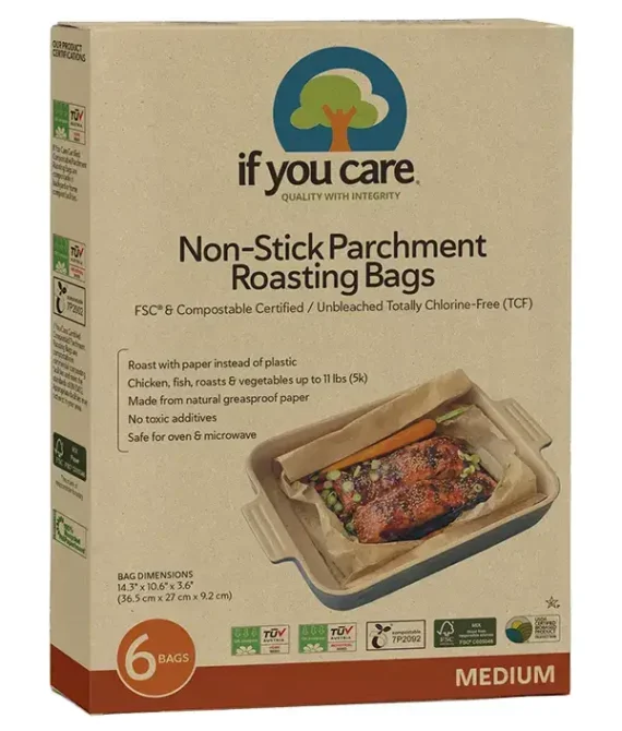 Compostable Medium Roasting Bags (6 Bags) (If You Care)