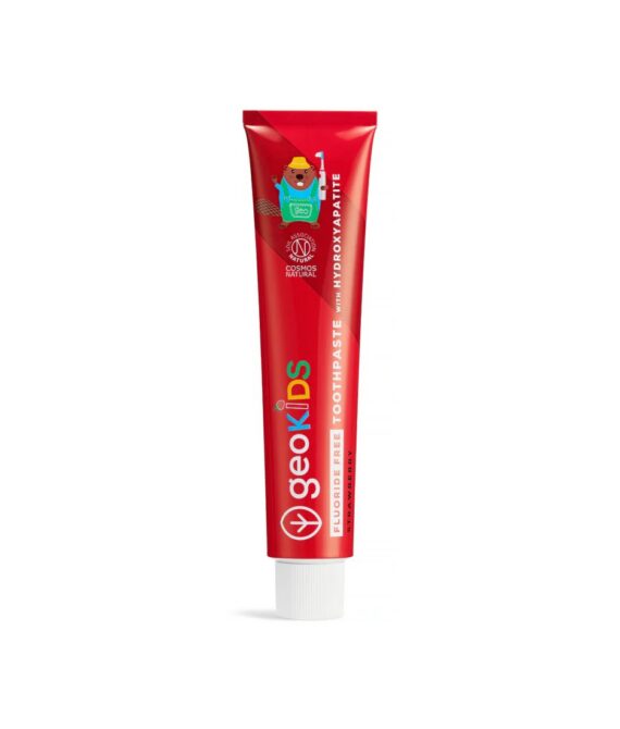 Kids Toothpaste with Hydroxyapatite – Strawberry – Fluoride Free