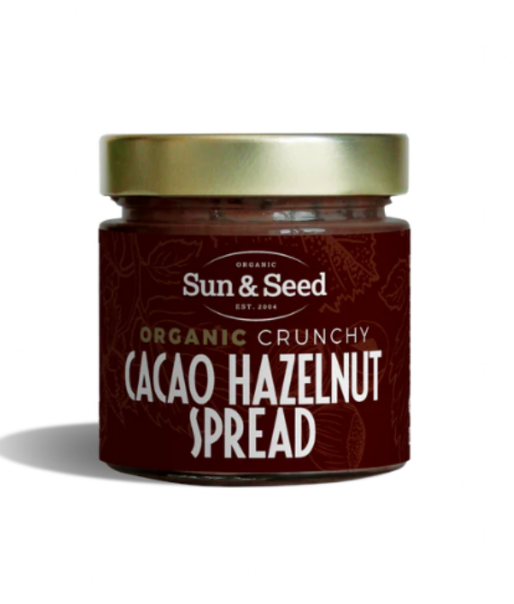 Organic Crunchy Cacao & Hazelnut Spread 200gr