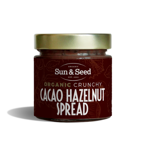 Organic Crunchy Cacao & Hazelnut Spread 200gr