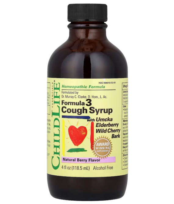 Cough Syrup, Alcohol Free, Natural Berry