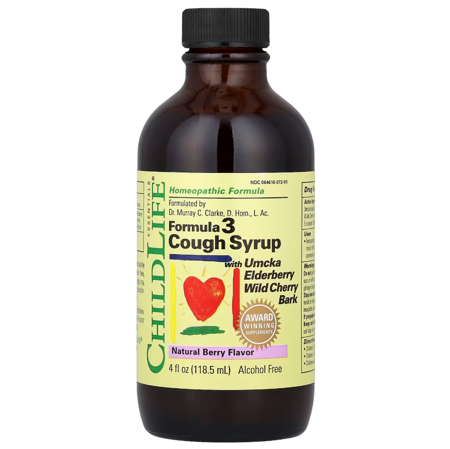 Cough Syrup, Alcohol Free, Natural Berry
