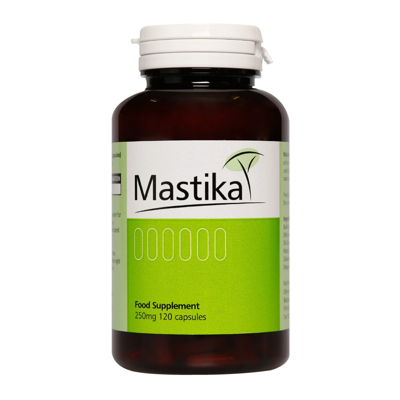 Mastika 250mg Mastic Gum - 120 Capsules