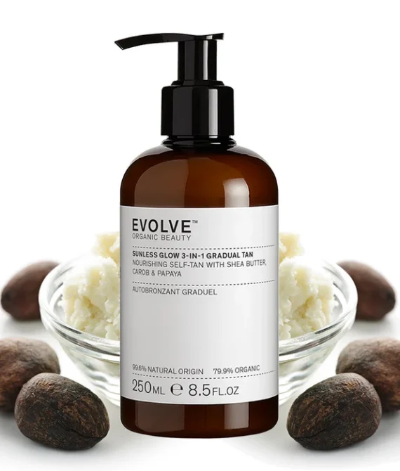 Evolve Beauty Sunless Glow 3-in-1 Gradual Tan 250ml