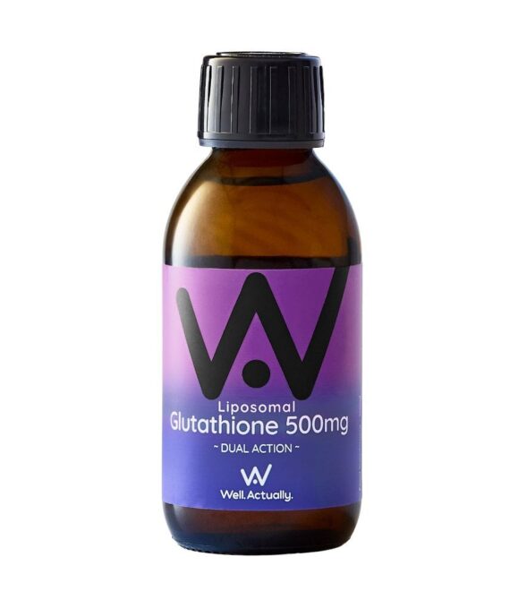 Well.Actually. Liposomal Blueberry Glutathione 500mg – 150ml